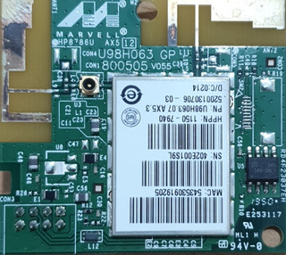برد وایرلس پرینتر HP 401 اصلی